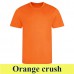 JC001 COOL T - Unisex környakú póló szublimáláshoz orange crush